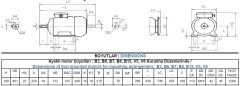 11 kw 15 HP 1500 GAMAK IE3 Döküm Trifaze Motor