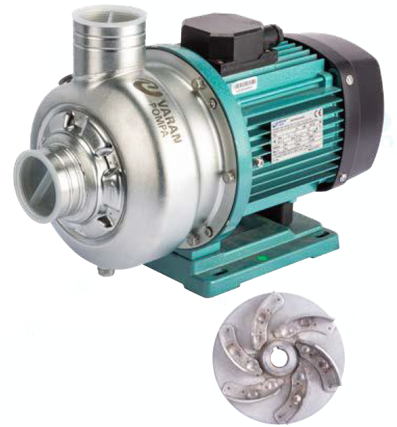 Varan DWK037T Komple Paslanmaz Santrifüj Pompa