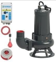 SUMAK SDTB 75/4 Döküm Gövdeli Trifaze Foseptik Dalgıç Pompası