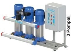 Sumak SHT12C 400/7 Kademeli 3x3 kw Dikey Milli Hidrofor