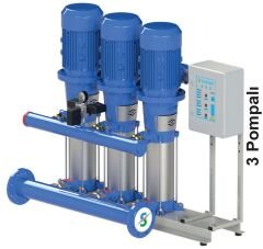 Sumak SHT24C 1000/8 Kademeli 3x7,5 kw Dikey Milli Hidrofor