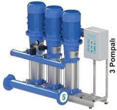 Sumak SHT34C 1500/6 Kademeli 3x11 kw Dikey Milli Hidrofor