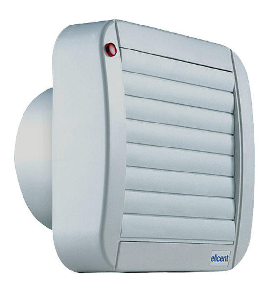 Elicent Eco Line 120 A Otomatik Panjurlu Banyo Fanı - 12 cm Çap