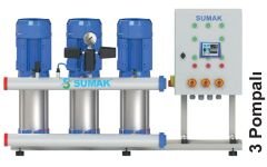 Sumak SHT8C 400/10 PFK 3x3 kw Frekans Kontrollü Dikey Milli Hidrofor