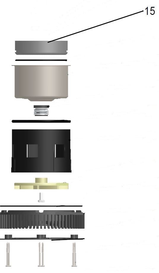 SUMAK SDF300-SDF5 Ön Rulman Kapağı