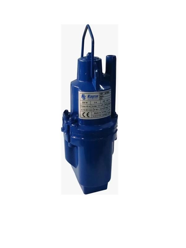 KAYSU 1/2'' 20 M Kablolu Titreşimli Elektromanyetik Dalgıç Pompa