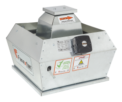 Fanex FDRÇ-H-355 Dikey Atışlı Harici Motorlu Radyal Çatı Fanı