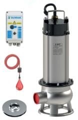 SUMAK SDT 40/2 INOX Az Kirli Su Drenaj Dalgıç Pompası