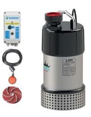 SUMAK SDTV 40/2 ZY Gömlek Soğutmalı Vortex Drenaj Dalgıç Pompası