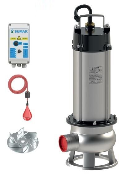SUMAK SDTV 20/2 INOX Foseptik Dalgıç Pompası