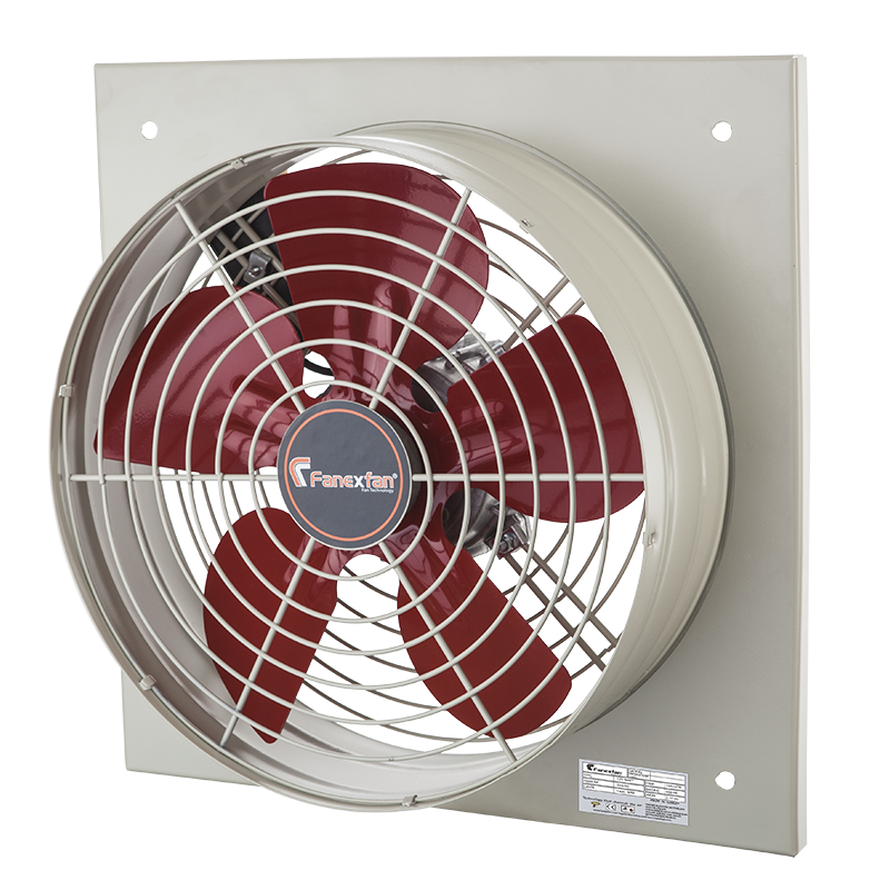 PSMK-250-2A Fanex Fan Kare Metal Pervaneli Aksiyal Aspiratör (Monofaze)