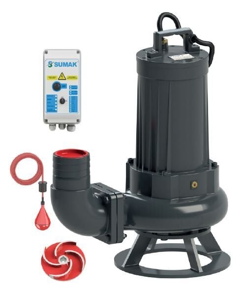 SUMAK SDTV 50/4 Vortex Foseptik Dalgıç Pompası