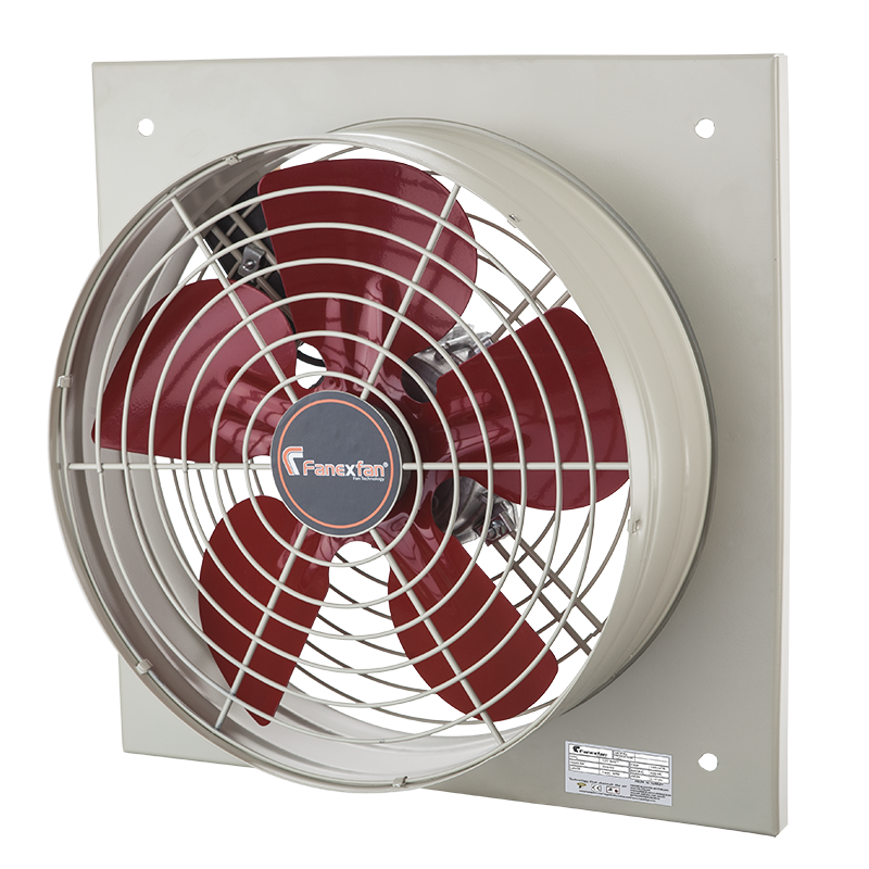 PSTK-450 Fanex Fan Kare Kasa Metal Pervaneli Aksiyel  Aspiratör (Trifaze)