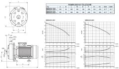SUMAK SMINOX/K-220/1 Paslanmaz Santrifüj Pompa