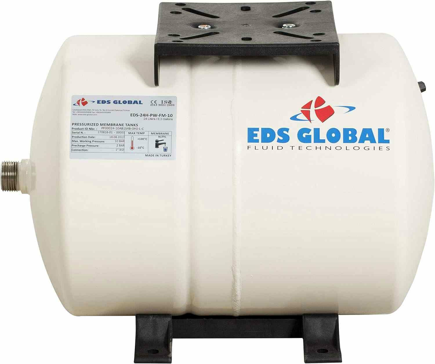 EDS 100H-PW-FT 100 Litre Yatık Sabit Membranlı Genleşme Tankı
