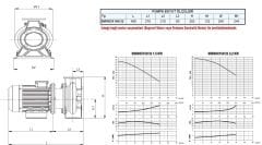 SUMAK SMINOX 160/32 - 316 Paslanmaz Santrifüj Pompa 2 HP