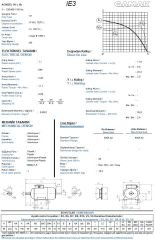 1.1 kw 1.5 HP GAMAK Elektrik Motoru 90 - 1000