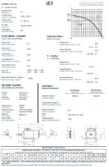 2.2 kw 3 HP GAMAK Elektrik Motoru 100 - 1500
