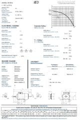 11 kw 15 HP GAMAK Trifaze Motor 160 - 1500