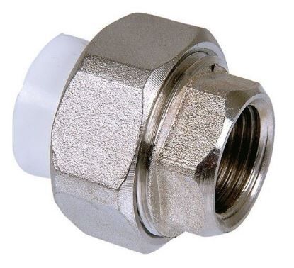 Klepsan DN20 - 1/2'' Oynar Başlıklı Rakor İç Dişli