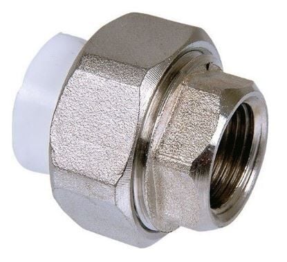 Klepsan DN20 - 1/2'' Oynar Başlıklı Rakor İç Dişli