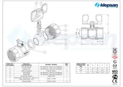 Klepsan 1'' Kelebek Vana