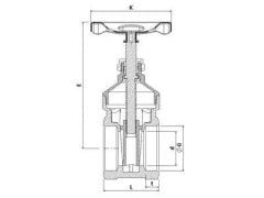 Klepsan 3/4'' Şiber Vana