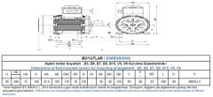 GAMAK 0.55 kw 0.75 HP 750 Exproof Motor