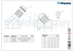 Klepsan 2 1/2'' Pislik Tutucu