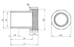 Klepsan 1/2'' Sayaç Rakoru
