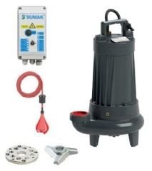 SUMAK SBRT 40/2 Trifaze Bıçaklı Dalgıç Pompa