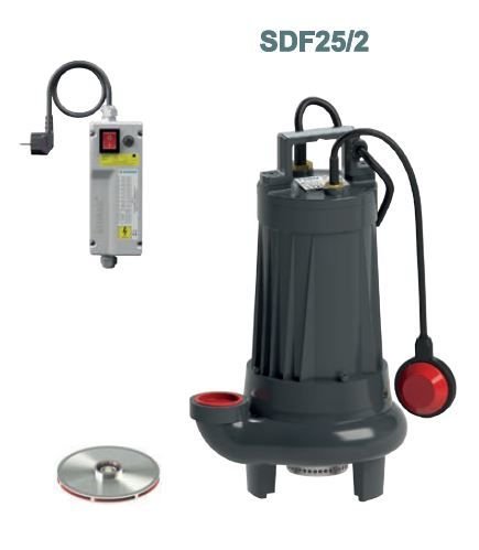 SUMAK SDF 25/2 Döküm Gövdeli Temiz Su Dalgıç Pompa