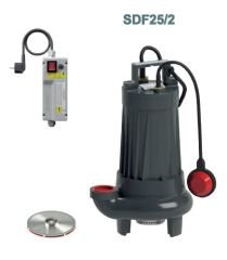 SUMAK SDF 25/2 Döküm Gövdeli Temiz Su Dalgıç Pompa