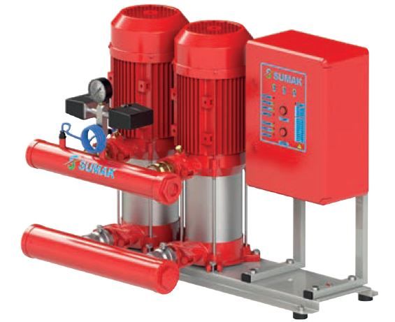 Sumak SHT 34 B 1500/6 EEY Elektrikli Yangın Hidroforu