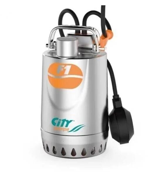 City F 1-50 Paslanmaz Gövdeli Az Kirli Su Drenaj Dalgıç Pompa