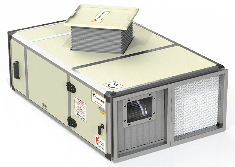 Fanex FIGK-1500 Radyal Fanlı Isı Geri Kazanım Cihazı