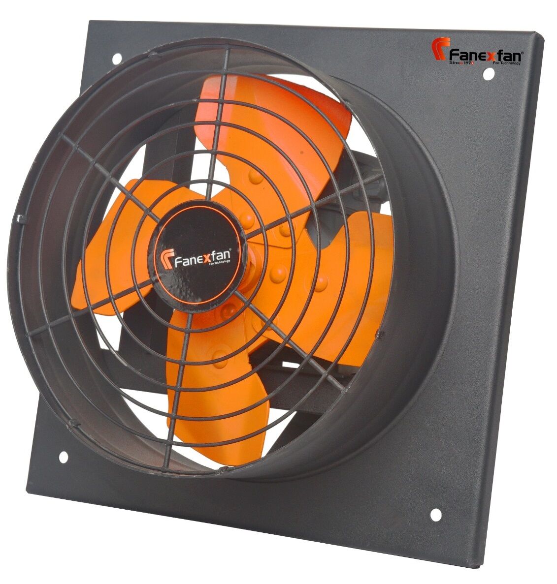 Fanex F4-KK-300-01 Harici Motorlu 4 Kanatlı Kare Aksiyel Aspiratör Fan