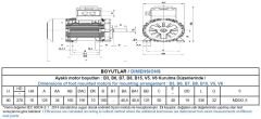 GAMAK 0.75 kw 1 HP 3000 Exproof Motor