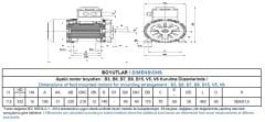 GAMAK 4 kw 5.5 HP 3000 Exproof Motor