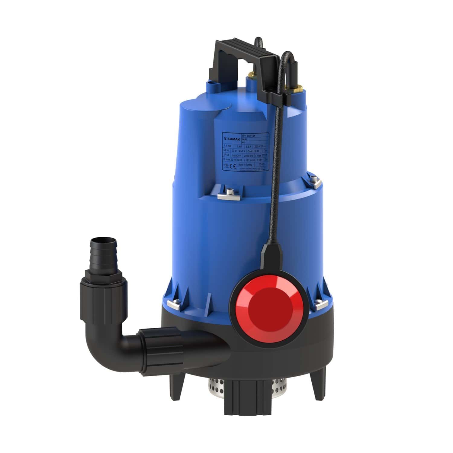 SUMAK SDF 15 Y Drenaj Dalgıç Pompa