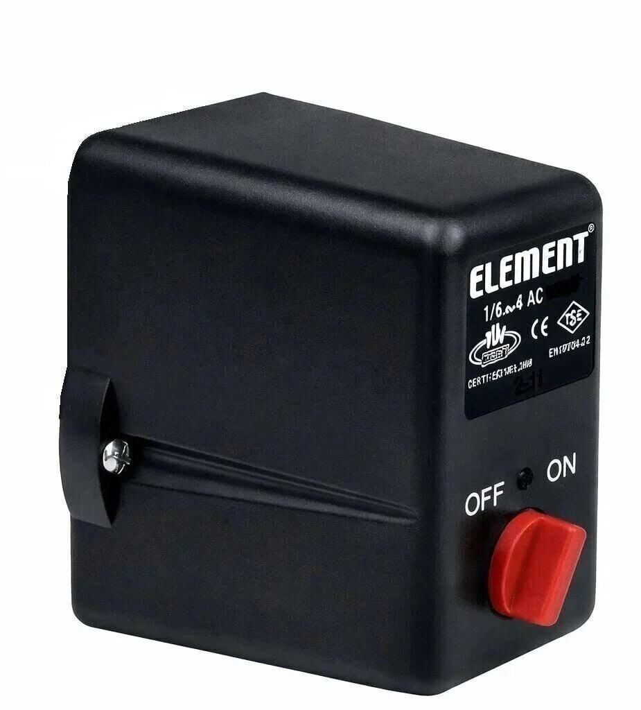 Element ELT4CO 4-16 BAR Tahliyeli ON-OFF Trifaze Basınç Şalteri(1/2 Bağlantı Çapı)