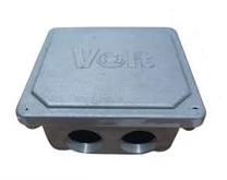 Volt Motor 63-71-80-90-100 Tip Alüminyum Trifaze Klemens Kutusu ve Kapağı