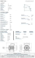 GAMAK 0.37 kw 0.5 HP 3000 Monofaze Motor