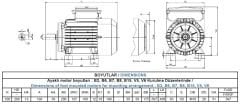 GAMAK 3 kw 4 HP 3000 Monofaze Motor