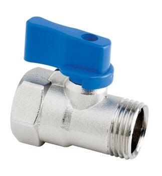 Klepsan 1/4'' Mini Küresel Vana Erkek-Dişi