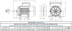 GAMAK 1.1 kw 1.5 HP 1500 Monofaze Motor