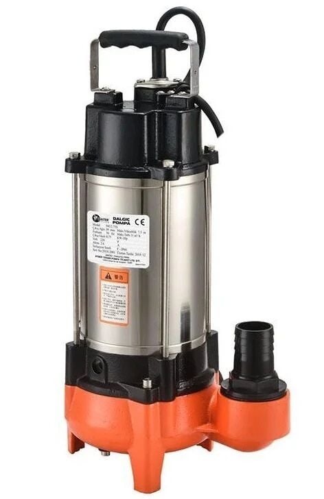 WATER SOUND 50U2.75S Bıçaklı Tip Kirli Su Drenaj Dalgıç Pompa