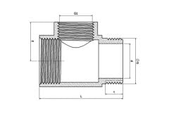 Klepsan 1/2'' Delikli Batarya Uzatması