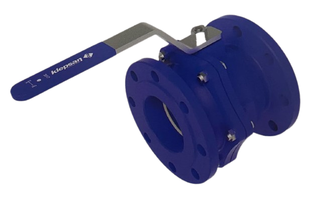 Klepsan DN80 Tam Geçişli Küresel Vana GG 25 (2 Parçalı)