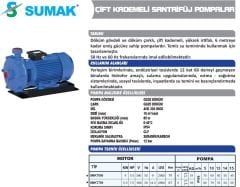 SUMAK SMKT550 Trifaze Kademeli Pompa